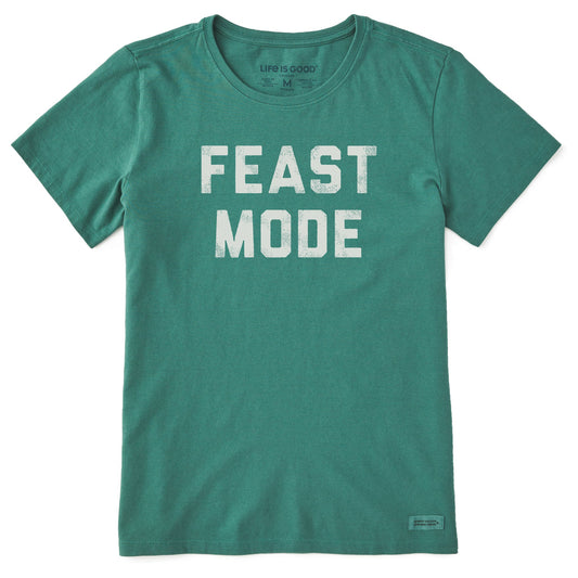 Women's Feast Mode Blocky Short Sleeve Crusher Tee