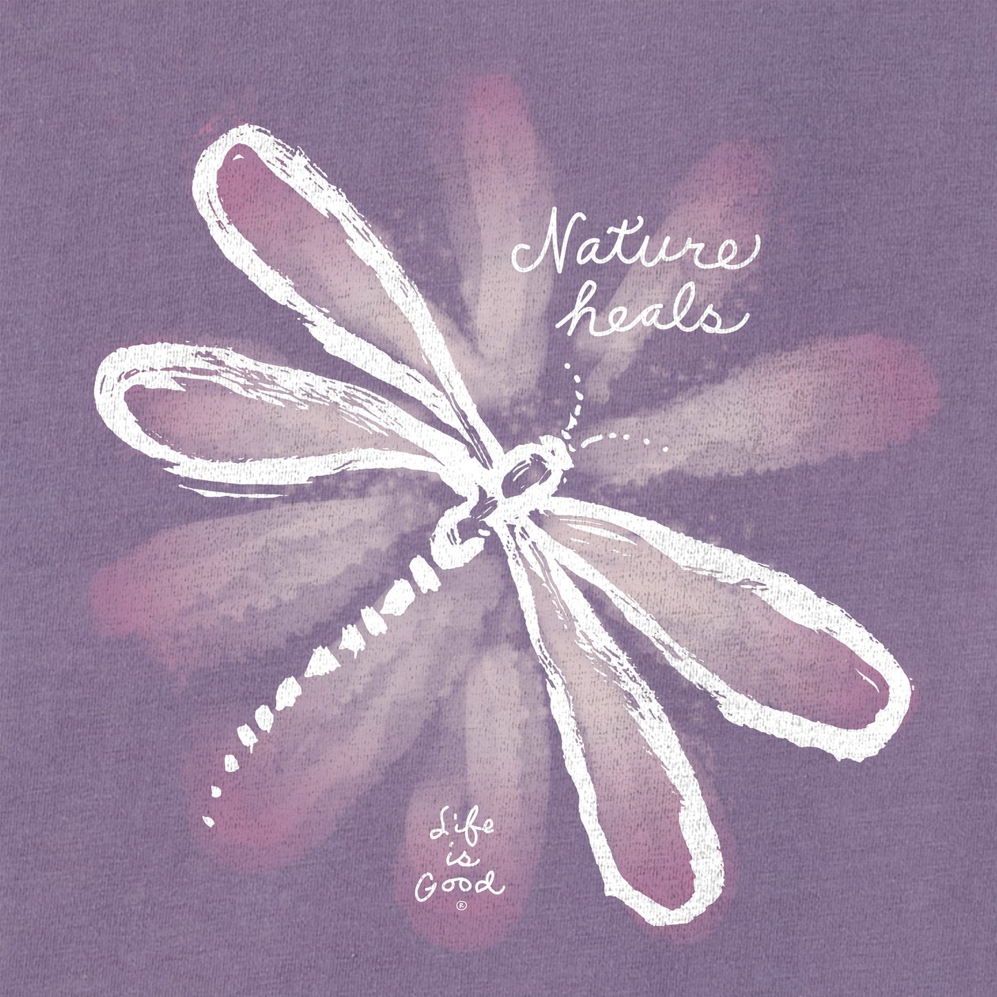 Women's Nature Heals Dragonfly Short Sleeve Crusher Tee