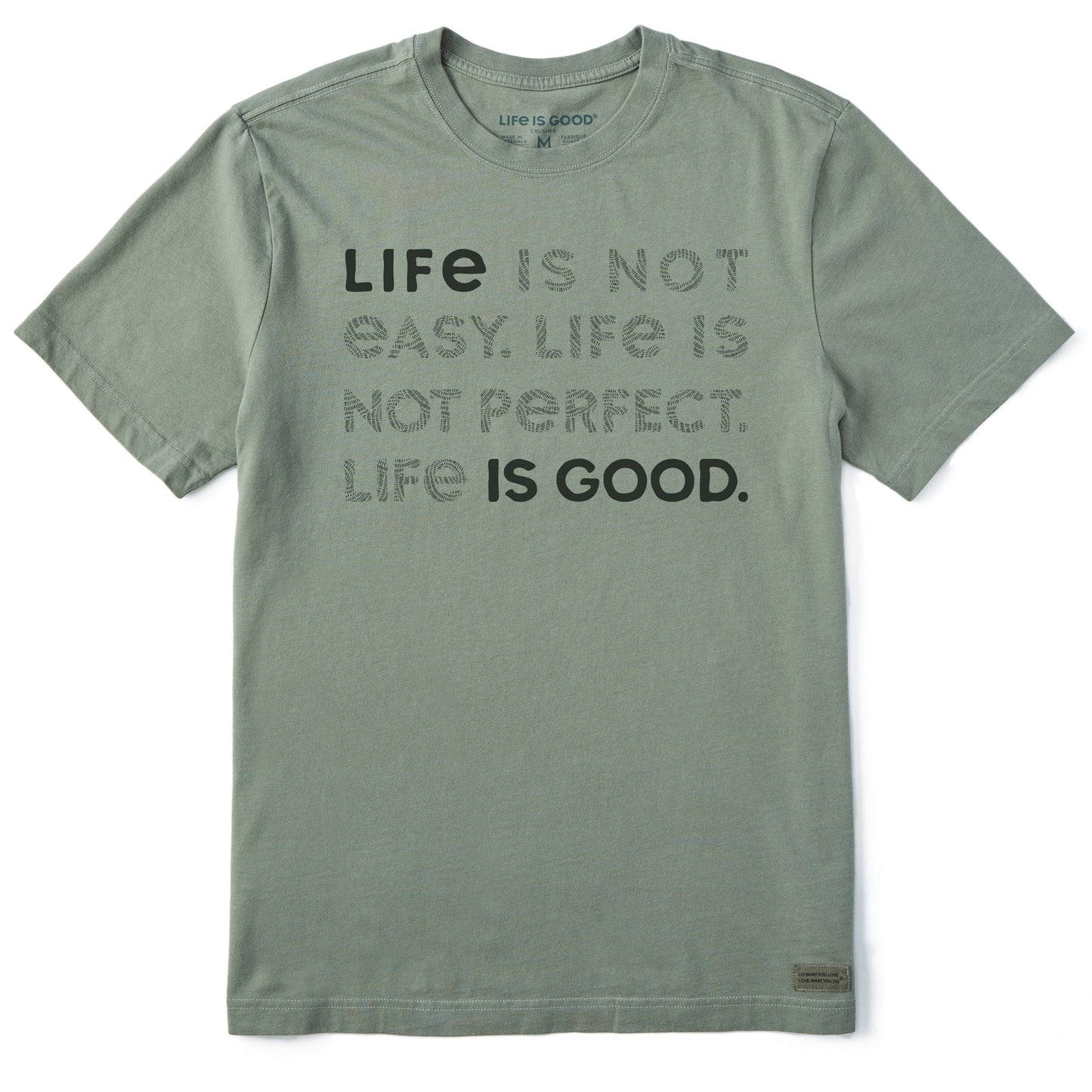 Men's Bert's Braided Life Isn't Easy Short Sleeve Crusher Tee