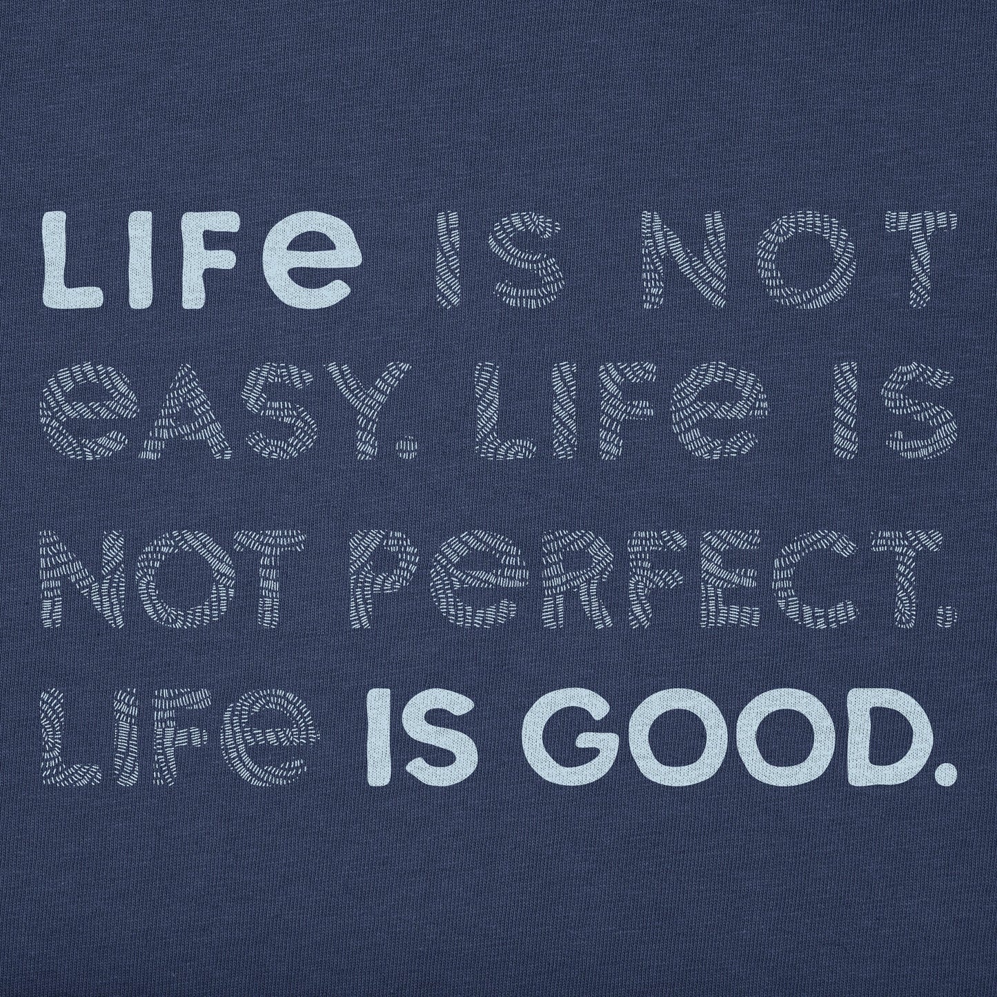 Men's Bert's Braided Life Isn't Easy Short Sleeve Crusher Tee