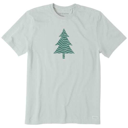 Men's Bert's Wavy Evergreen Short Sleeve Crusher Tee