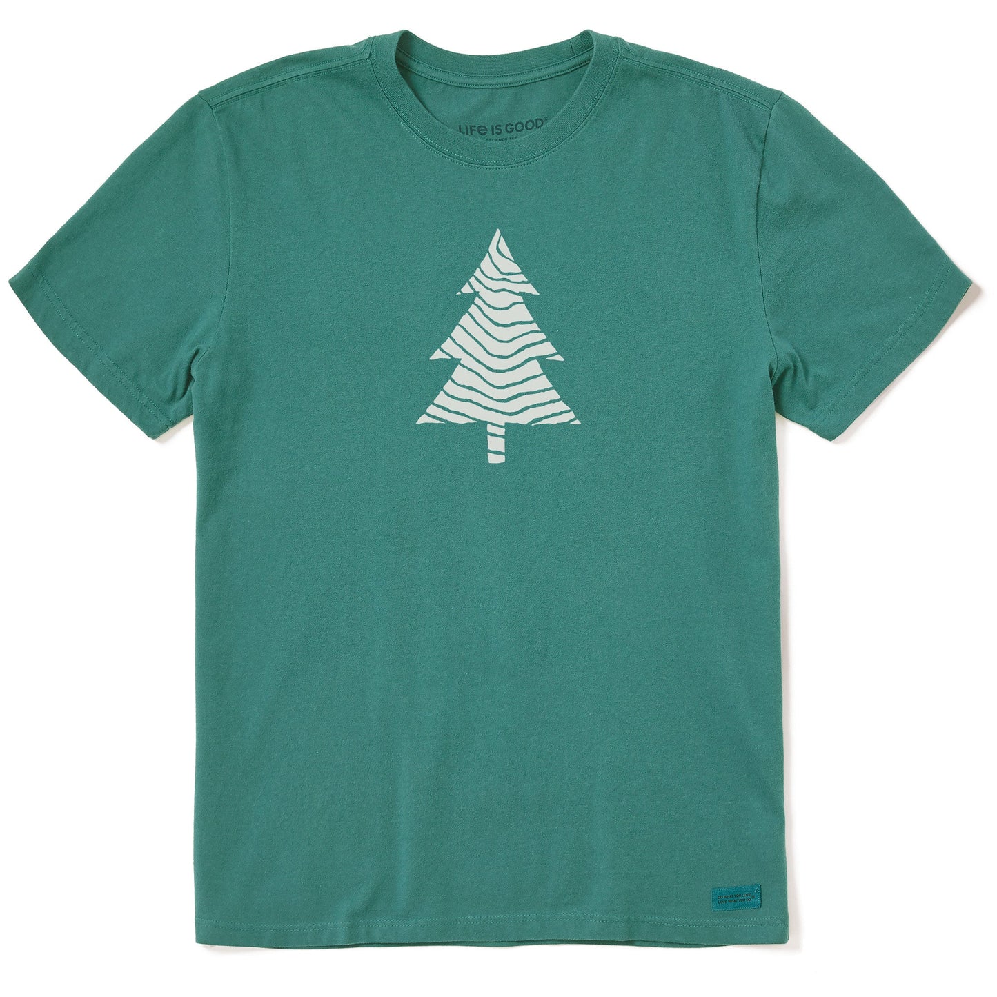 Men's Bert's Wavy Evergreen Short Sleeve Crusher Tee