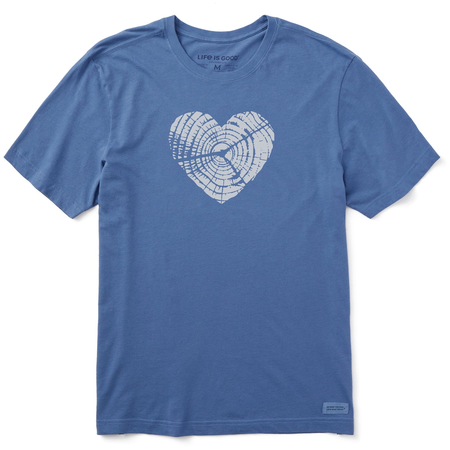 Men's Bert's Hickory Heart Short Sleeve Crusher Tee