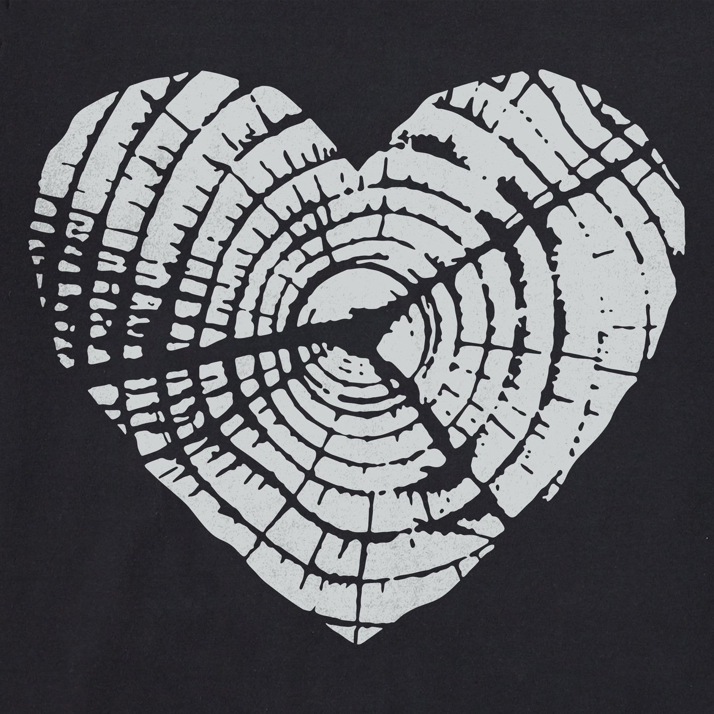 Men's Bert's Hickory Heart Short Sleeve Crusher Tee