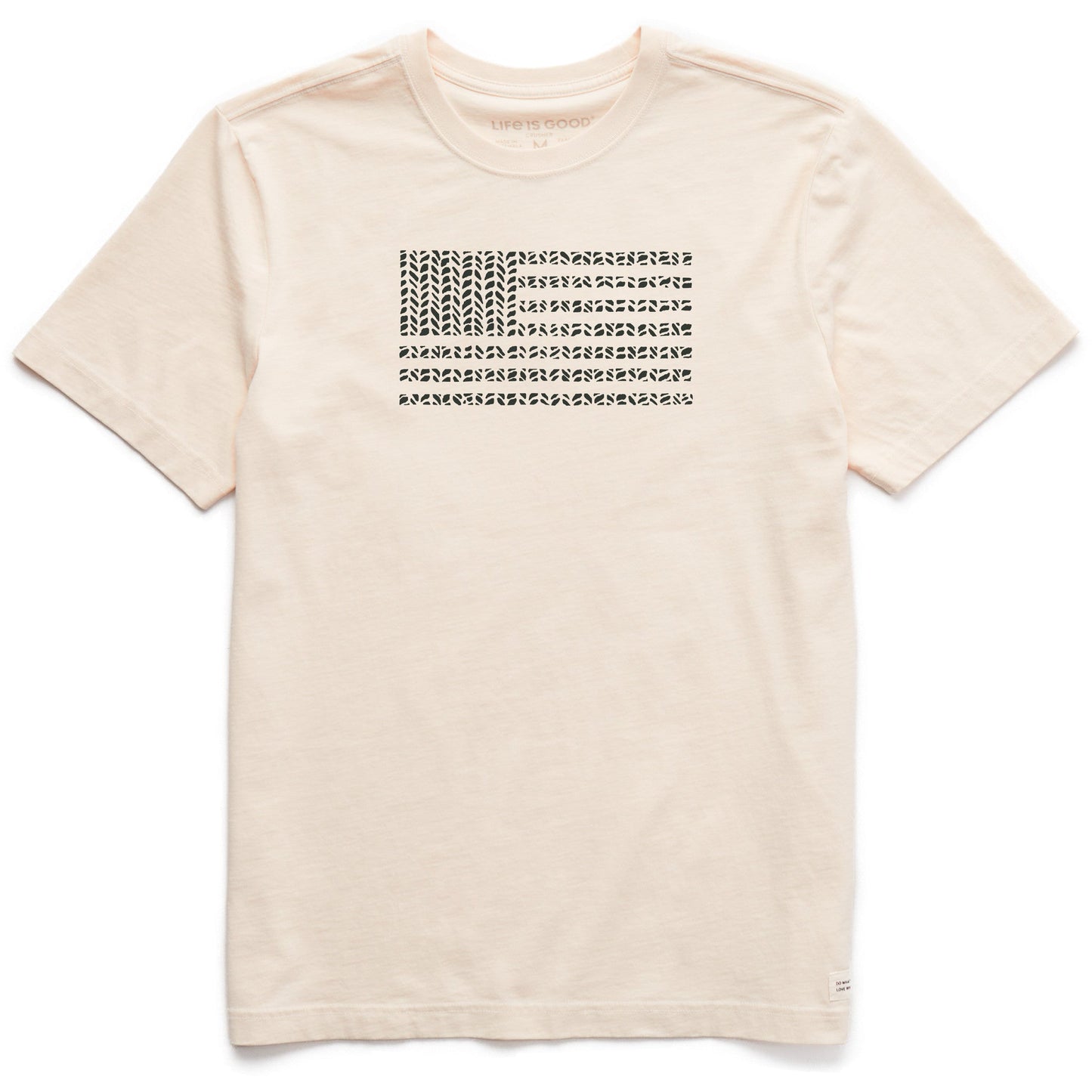 Men's Bert's Herringbone Flag Short Sleeve Crusher Tee