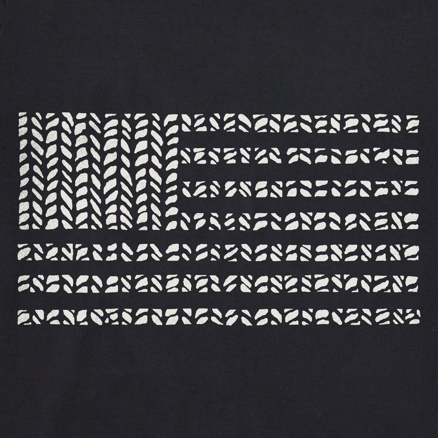 Men's Bert's Herringbone Flag Short Sleeve Crusher Tee