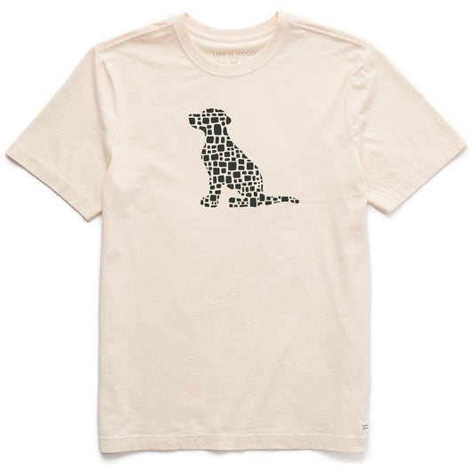 Men's Bert's Cobblestone Dog Short Sleeve Crusher Tee
