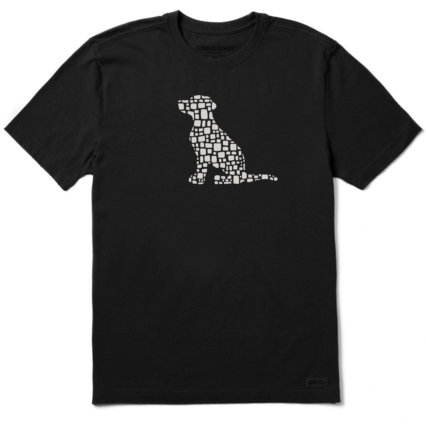 Men's Bert's Cobblestone Dog Short Sleeve Crusher Tee