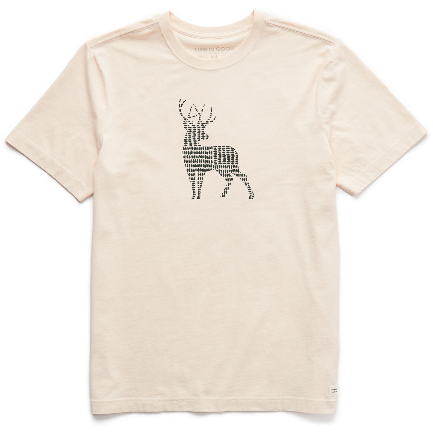 Men's Bert's Cross Hatch Buck Short Sleeve Crusher Tee