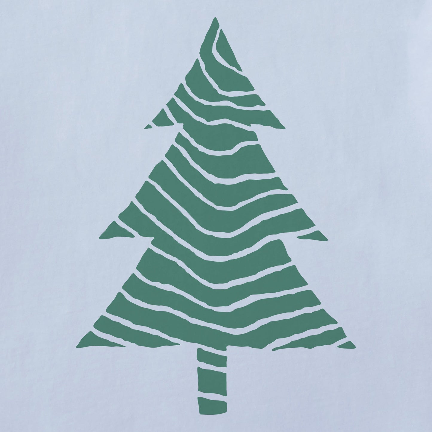 Women's Bert's Wavy Evergreen Short Sleeve Crusher Boxy Tee