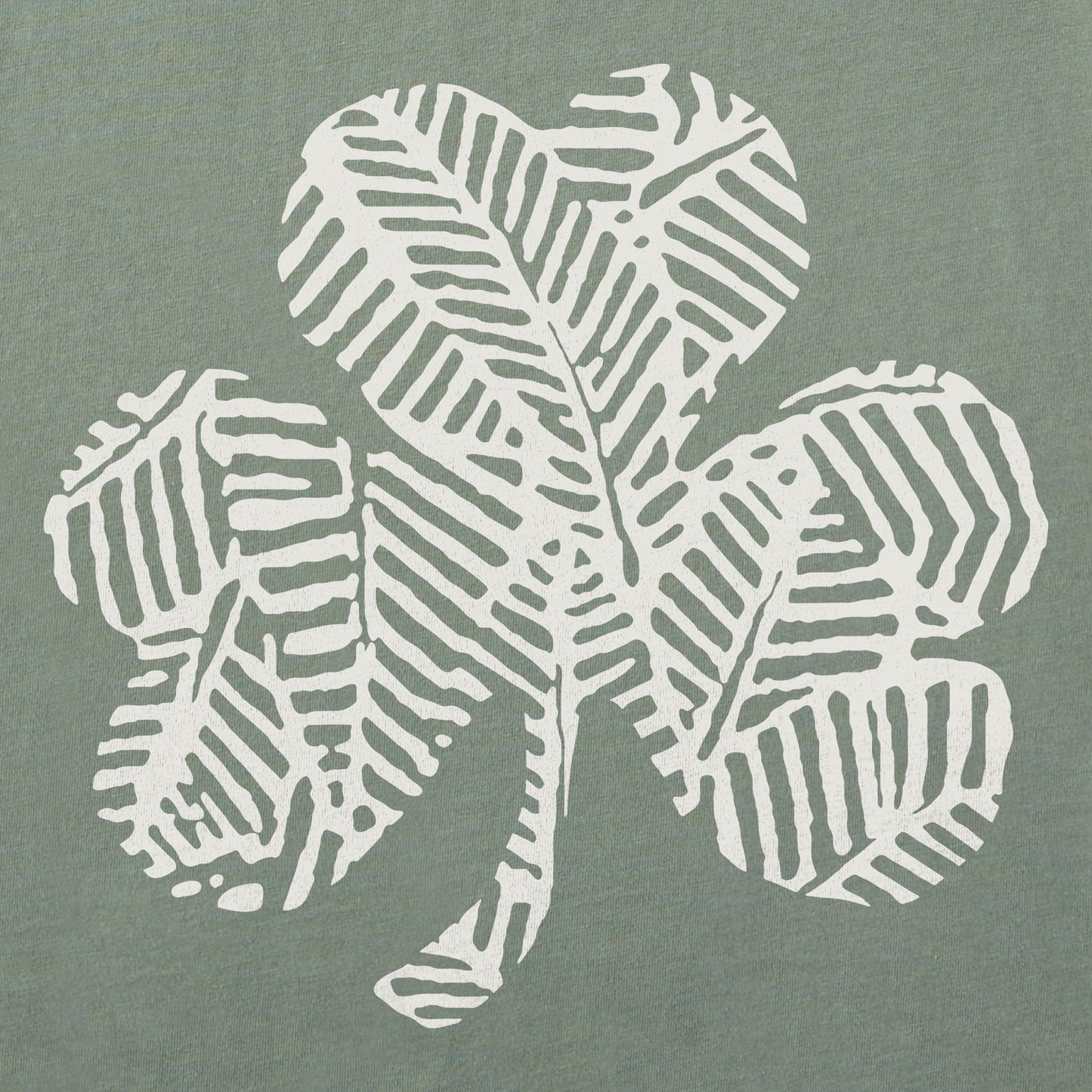 Women's Bert's Tropical Shamrock Short Sleeve Crusher Boxy Tee