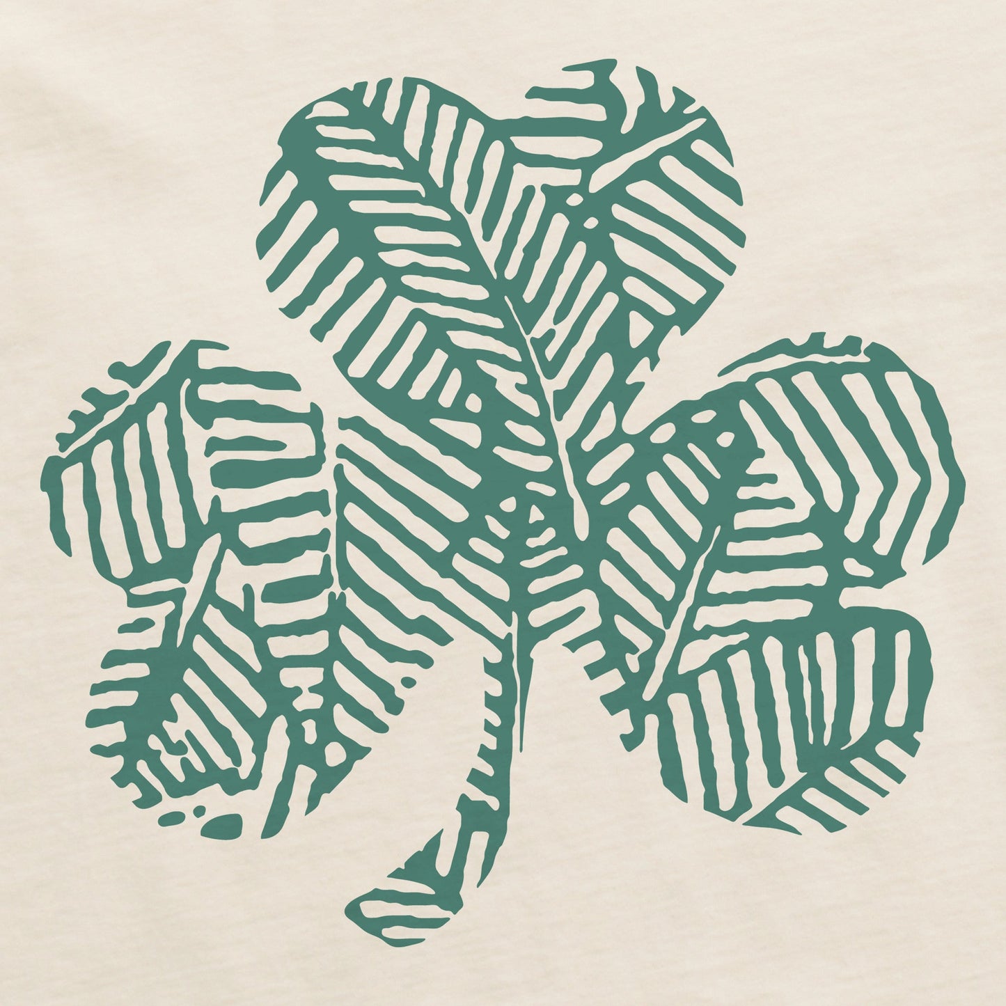 Women's Bert's Tropical Shamrock Short Sleeve Crusher Boxy Tee