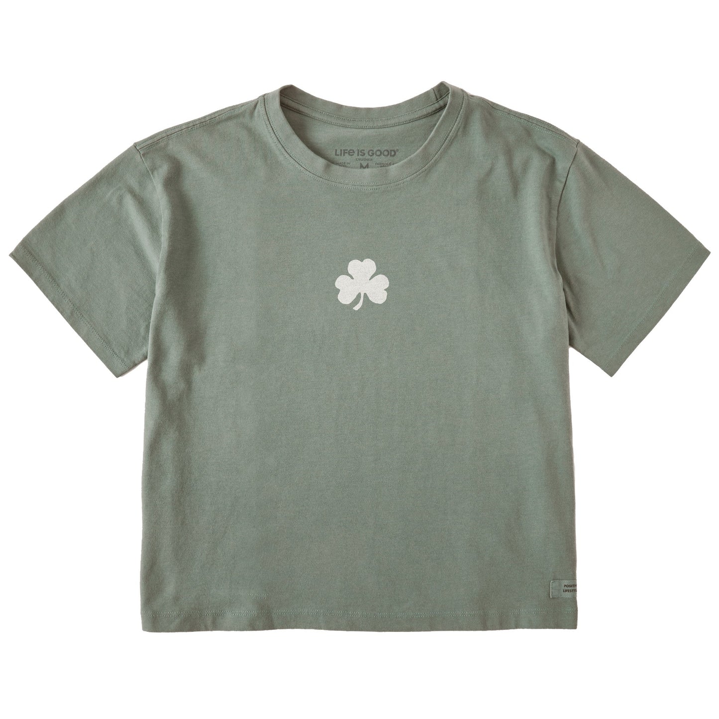 Women's Bert's Shamrock Short Sleeve Crusher Boxy Tee