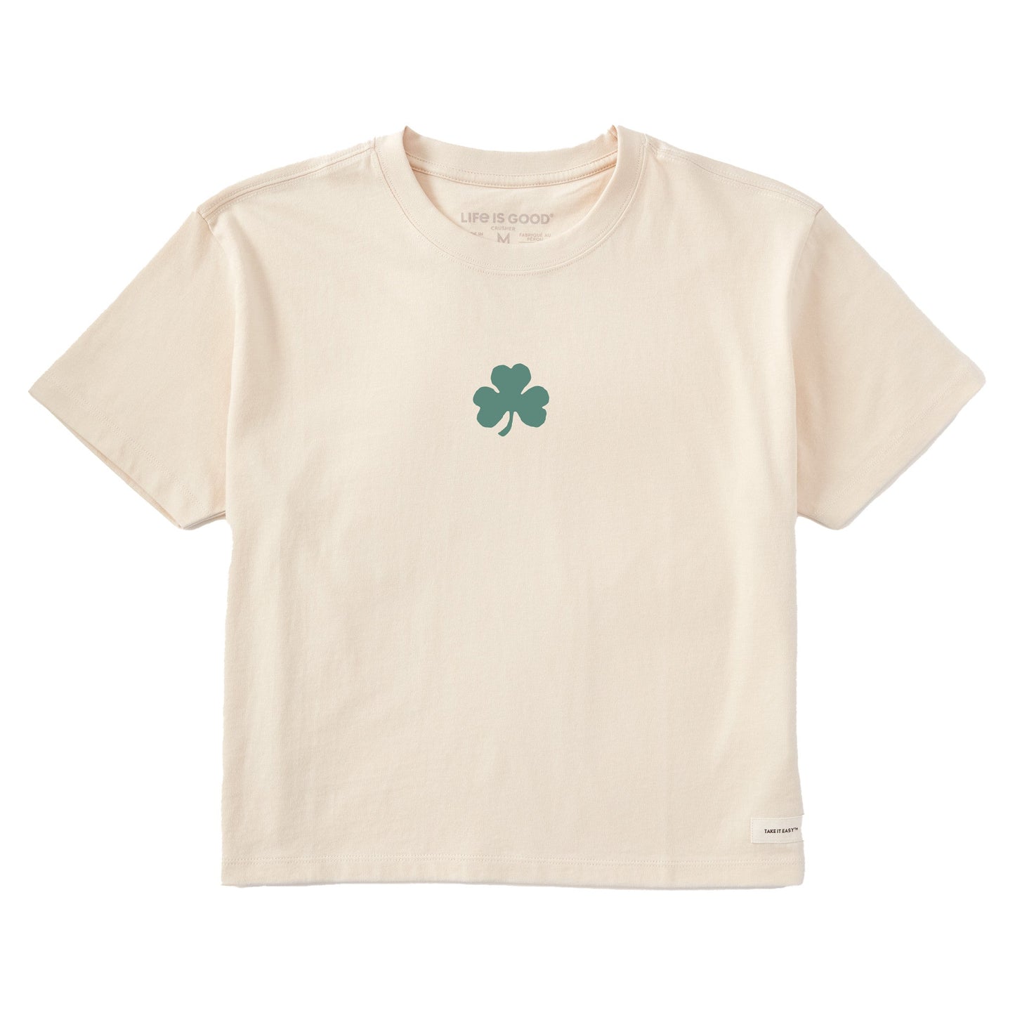 Women's Bert's Shamrock Short Sleeve Crusher Boxy Tee