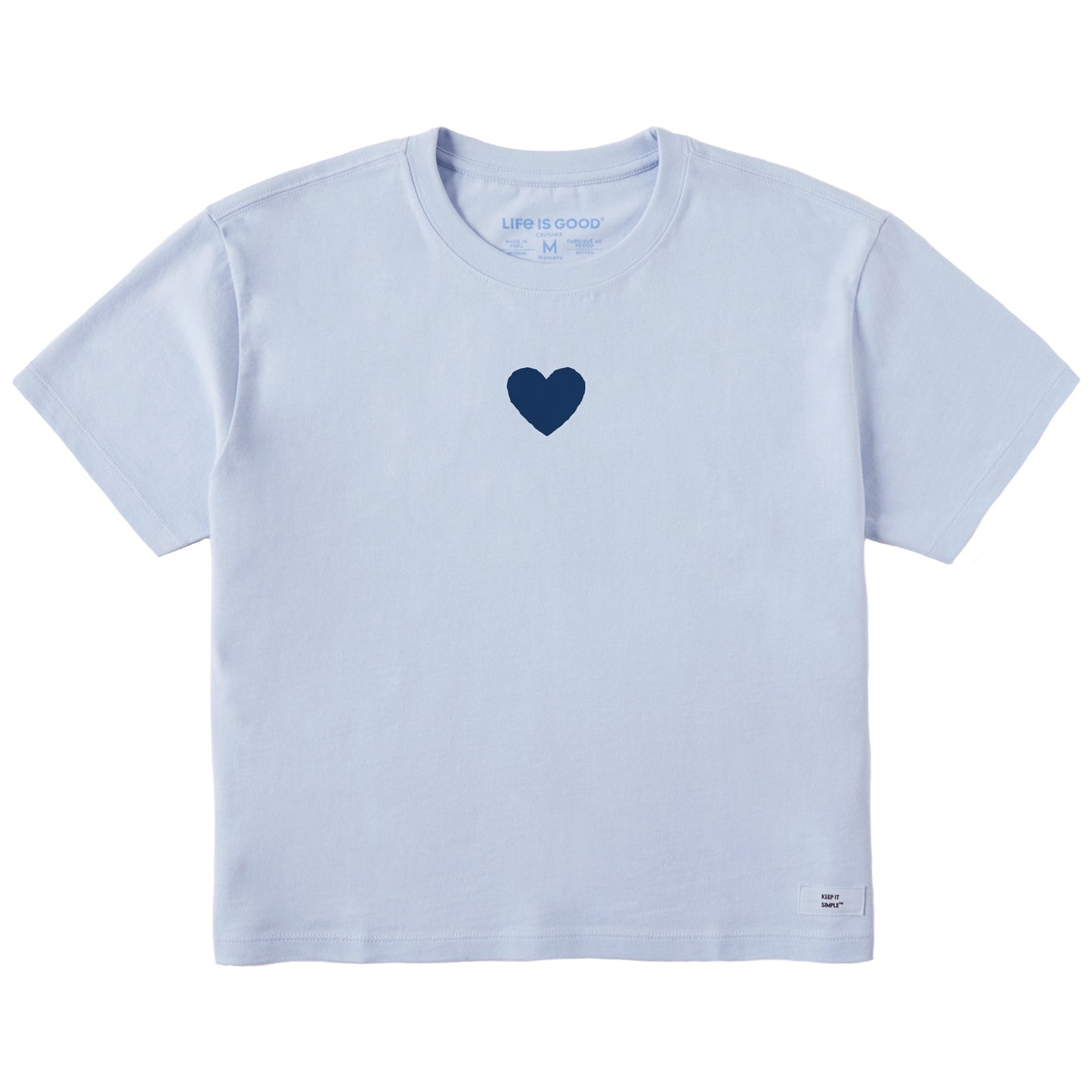 Women's Bert's Heart Short Sleeve Crusher Boxy Tee
