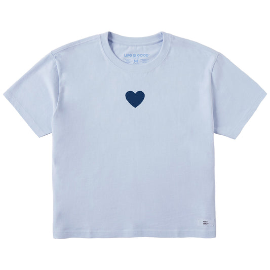 Women's Bert's Heart Short Sleeve Crusher Boxy Tee