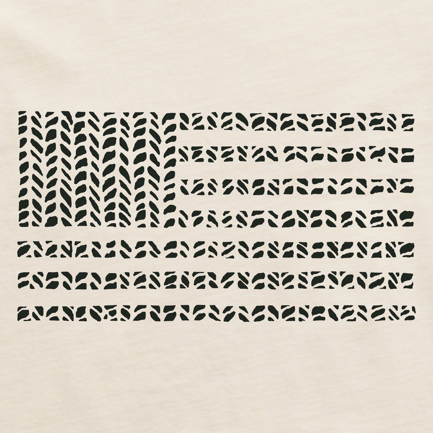 Women's Bert's Herringbone Flag Short Sleeve Crusher Boxy Tee