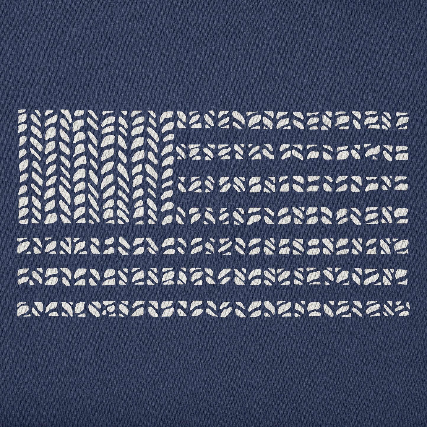 Women's Bert's Herringbone Flag Short Sleeve Crusher Boxy Tee