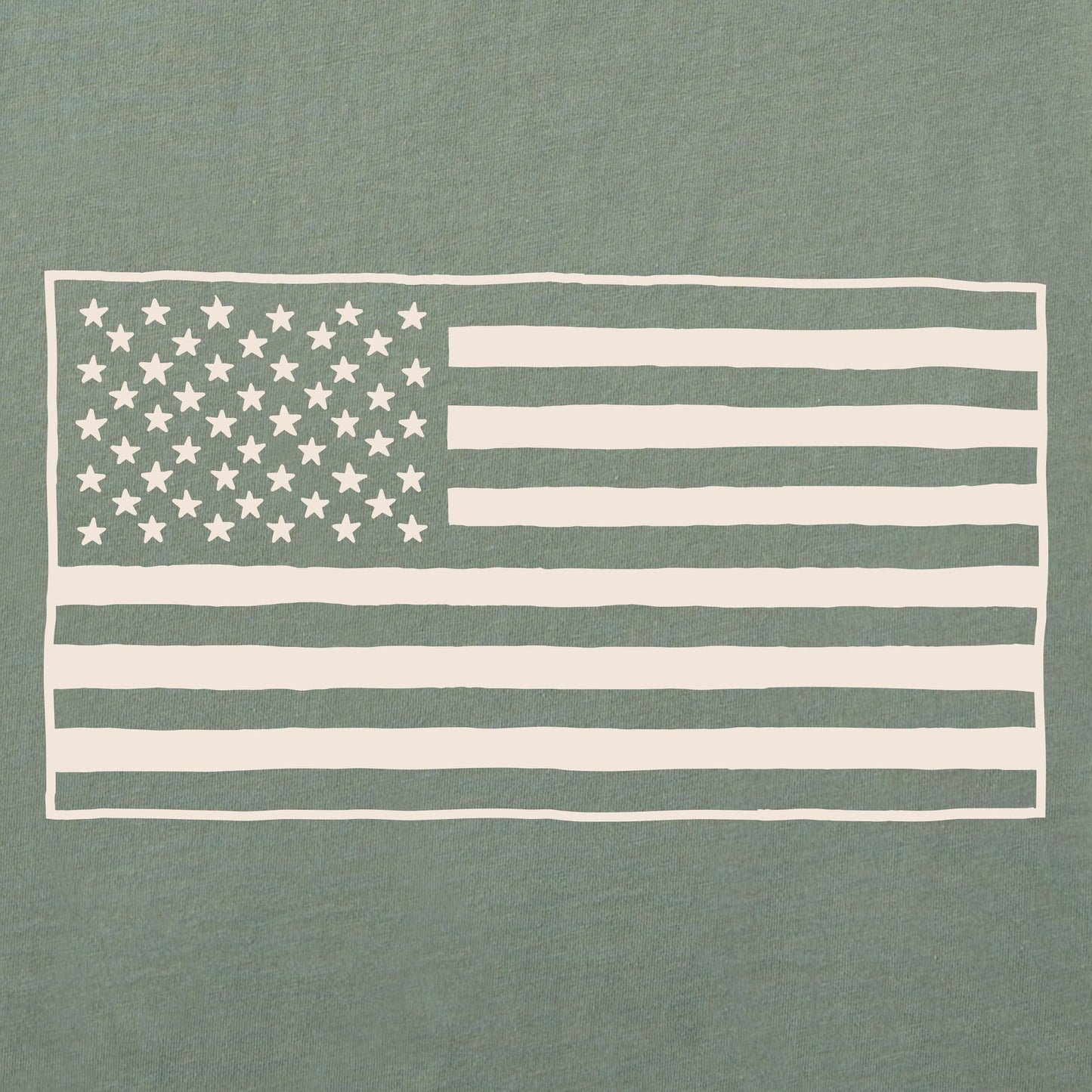 Women's Bert's Flag Short Sleeve Crusher Boxy Tee