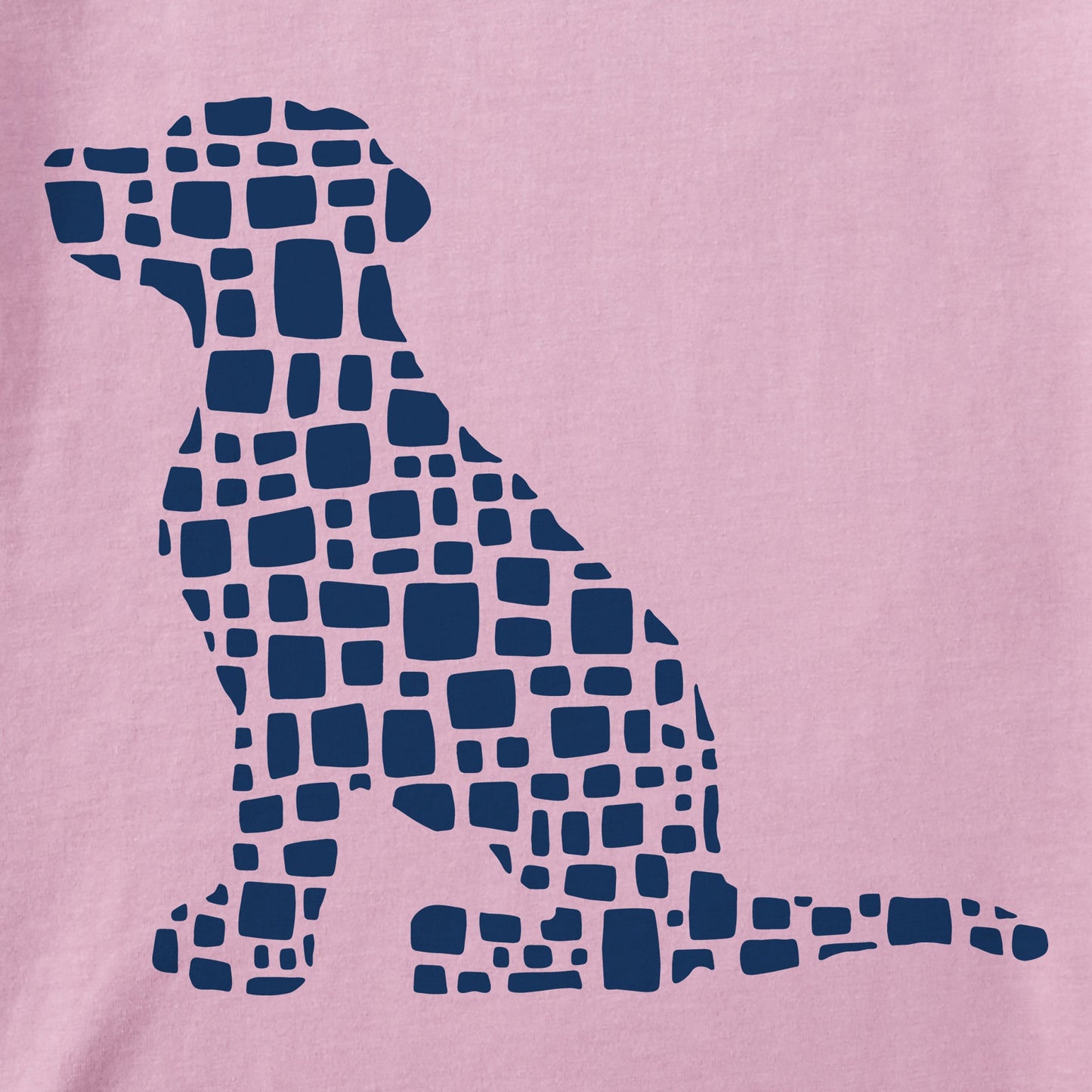 Women's Bert's Cobblestone Dog Short Sleeve Crusher Boxy Tee