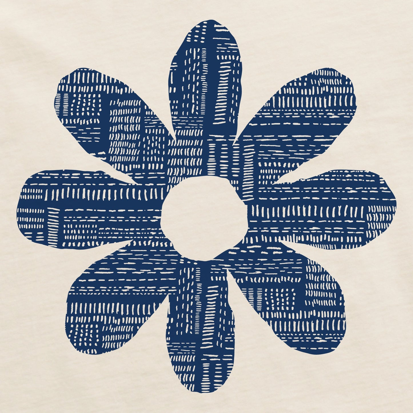 Women's Bert's Patchwork Daisy Short Sleeve Crusher Boxy Tee