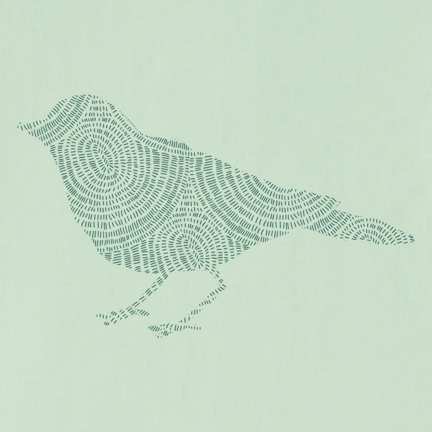 Women's Bert's Braided Bird Short Sleeve Crusher Boxy Tee