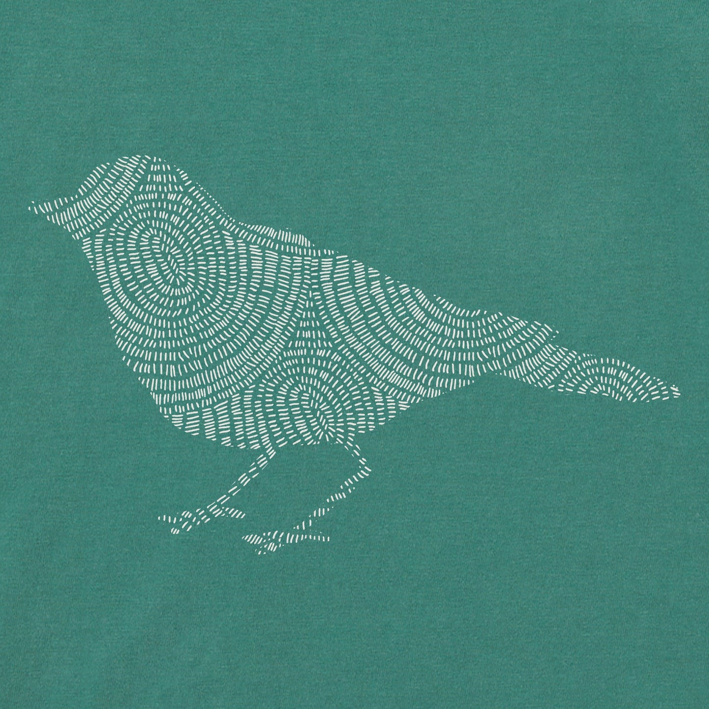 Women's Bert's Braided Bird Short Sleeve Crusher Boxy Tee