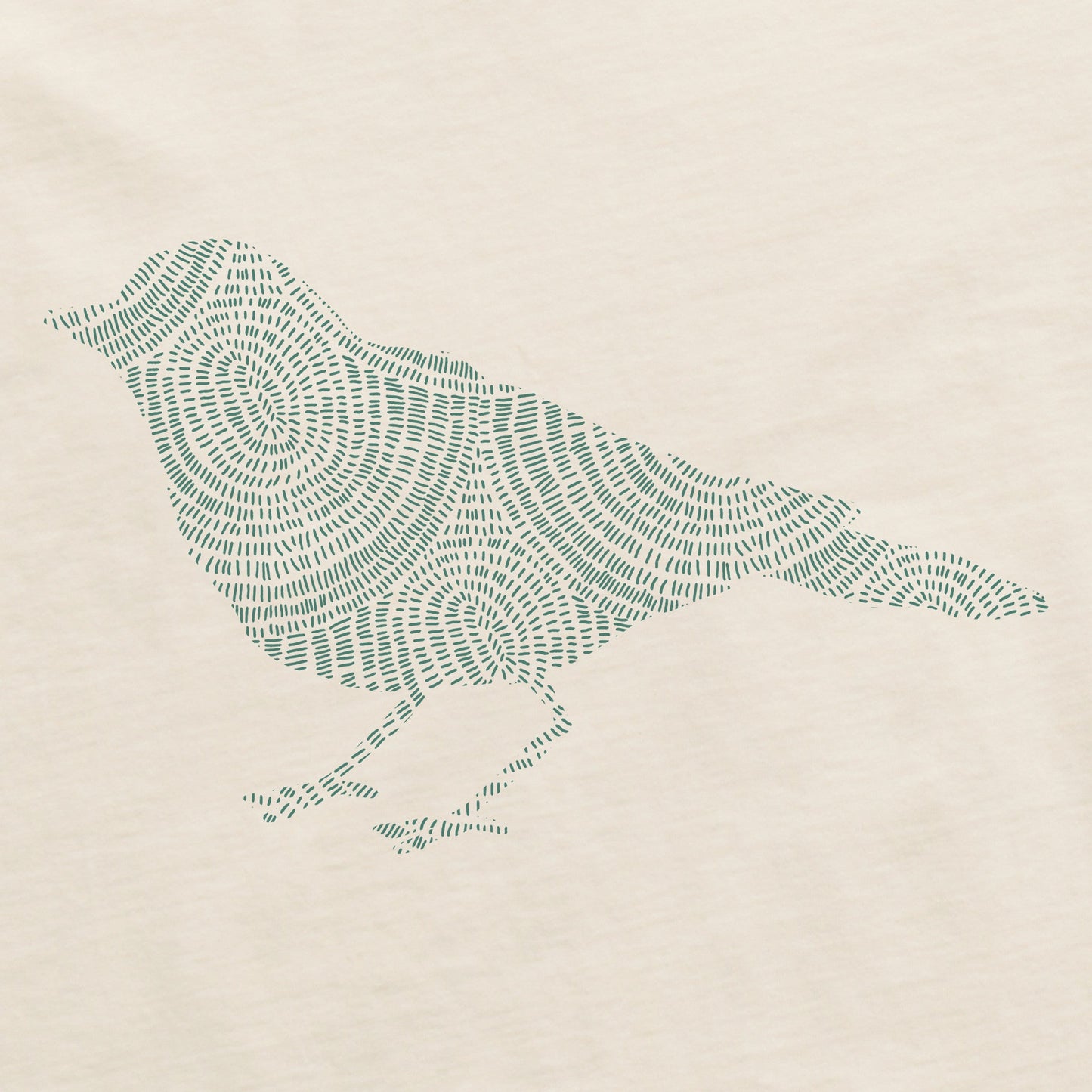 Women's Bert's Braided Bird Short Sleeve Crusher Boxy Tee