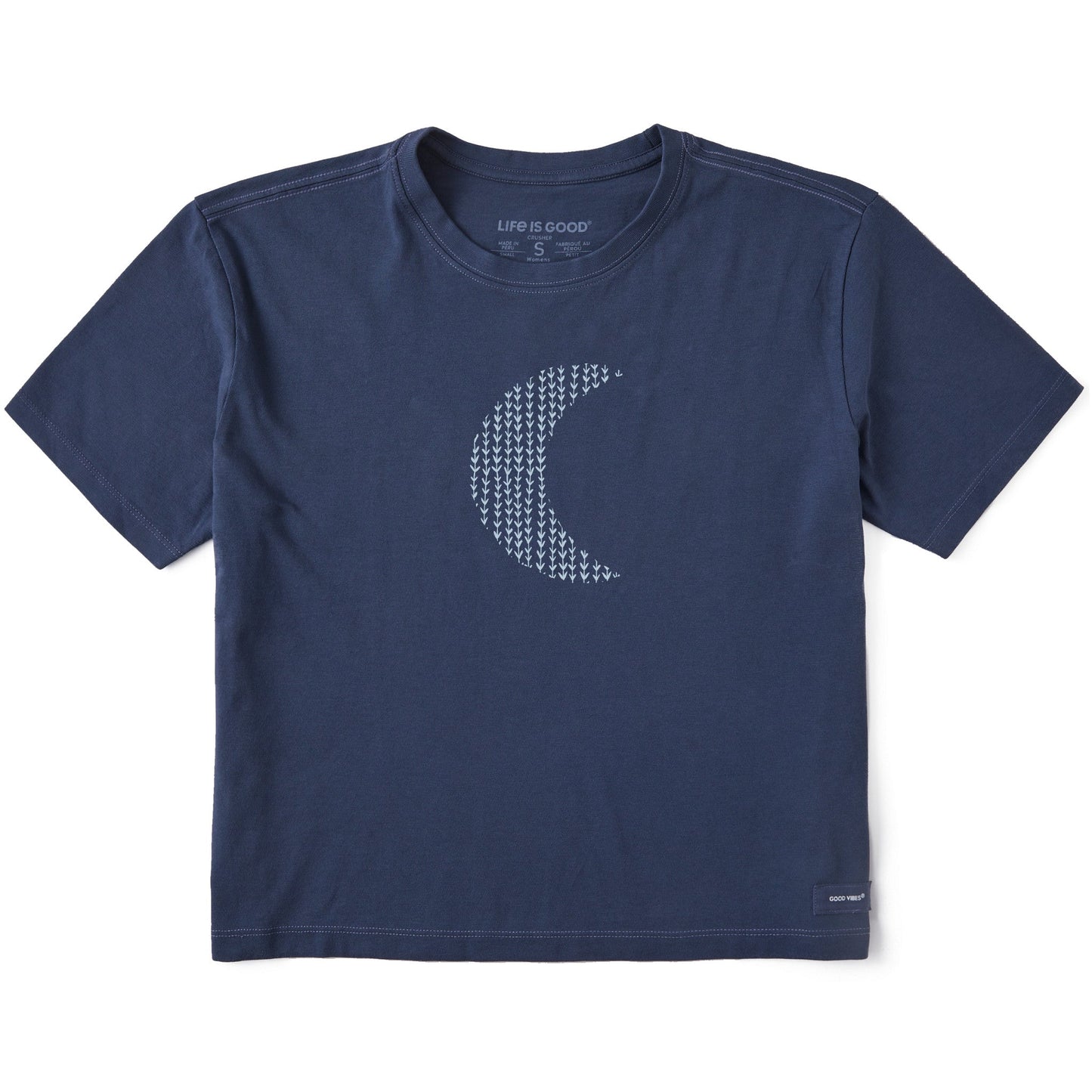 Women's Bert's Garden Crescent Short Sleeve Crusher Boxy Tee