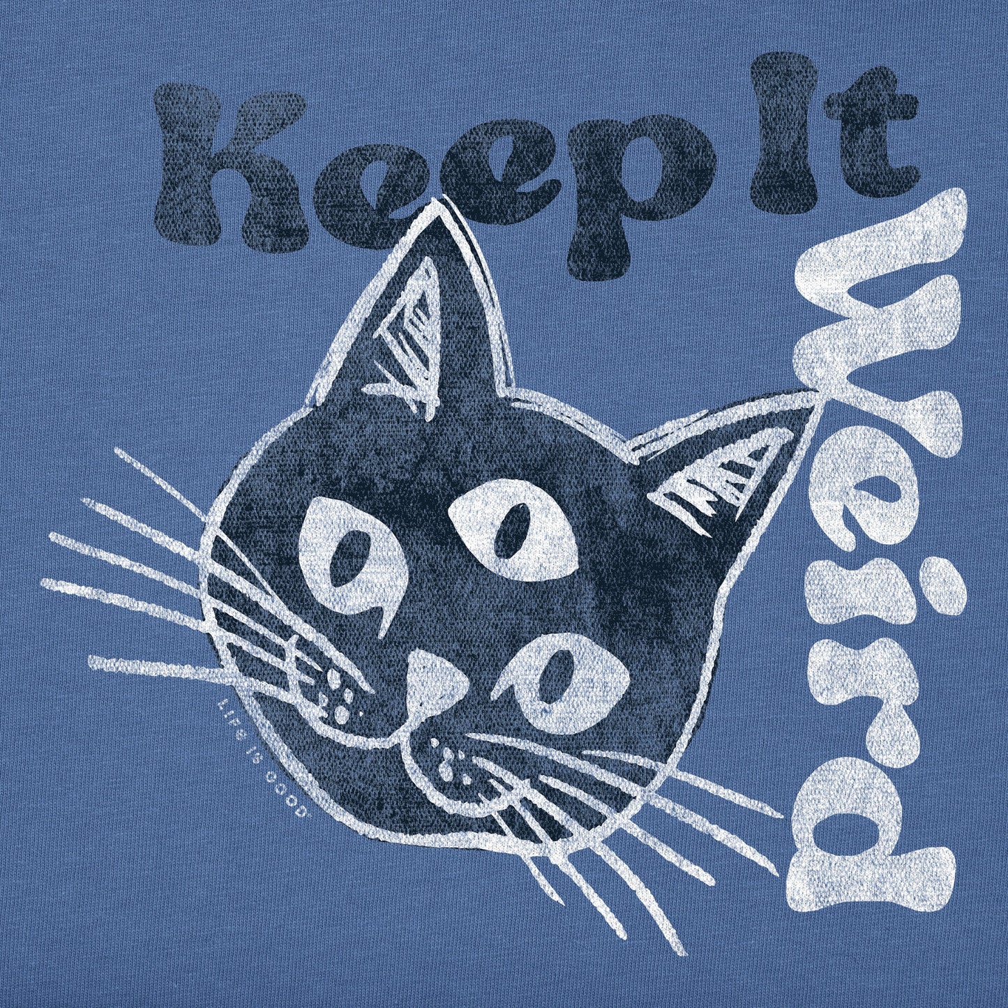Kids Keep it Weird Cat Short Sleeve Crusher Tee