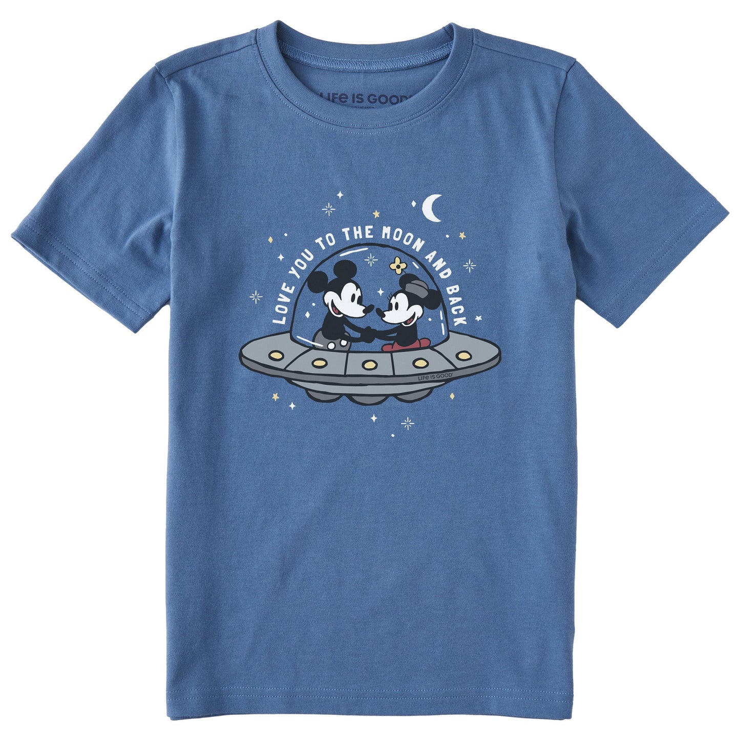 Kids Love You to the Moon and Back Short Sleeve Crusher Tee