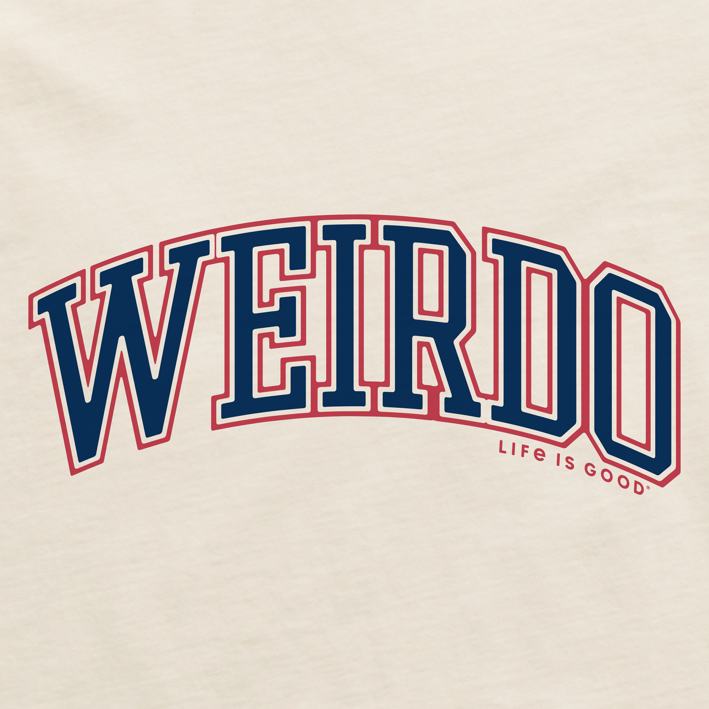 Men's Weirdo Athletic Arch Short Sleeve Crusher Tee