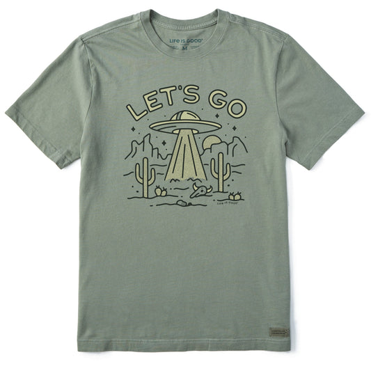 Men's Let's Go UFO Short Sleeve Crusher Tee