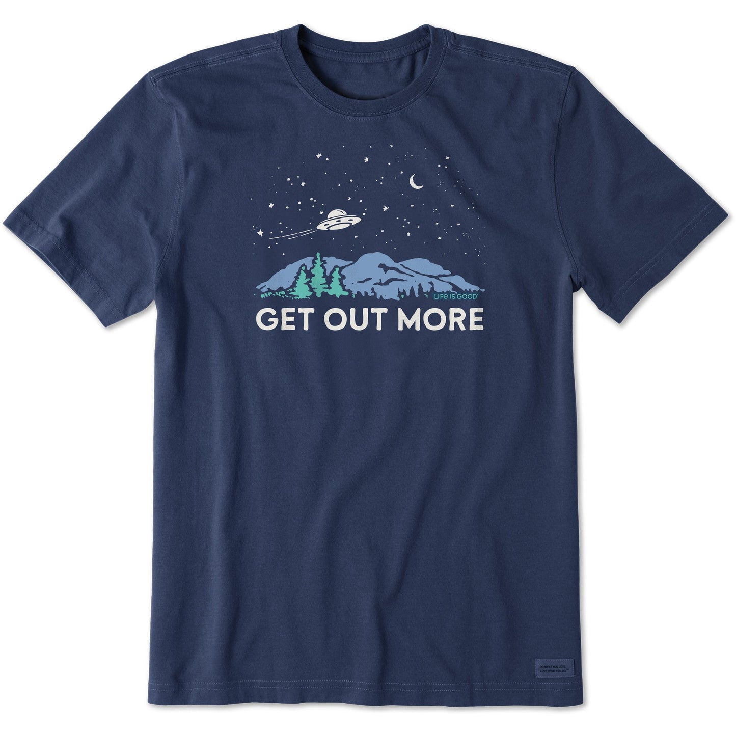 Men's Get Out More UFO Short Sleeve Crusher Tee