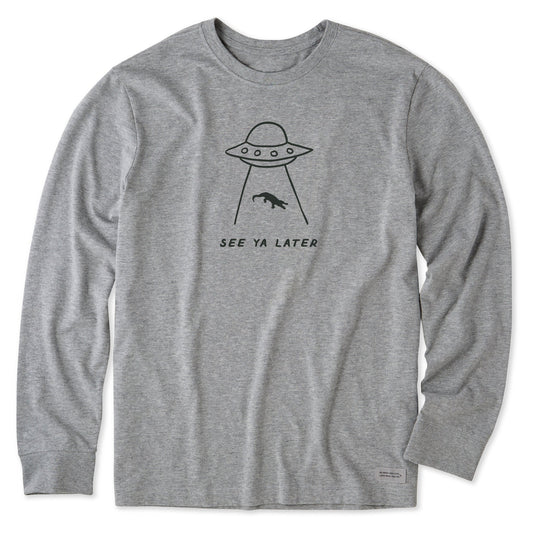 Men's Later Gator Saucer Long Sleeve Crusher Tee