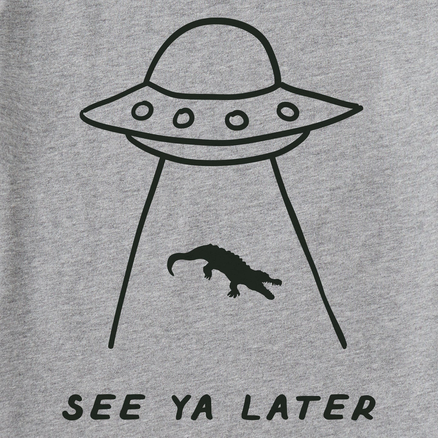 Men's Later Gator Saucer Long Sleeve Crusher Tee