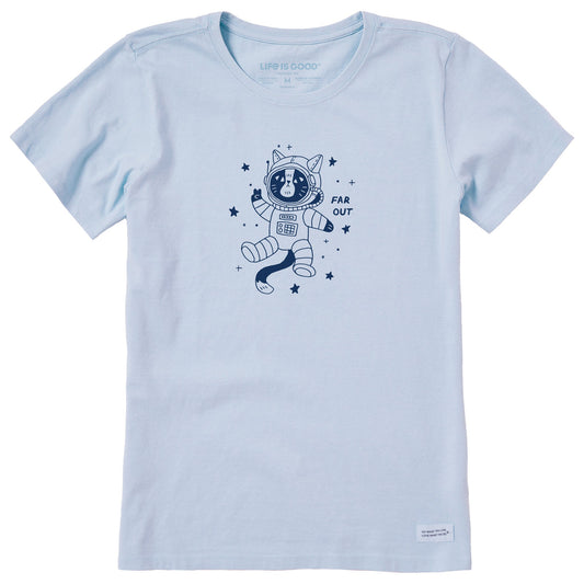 Women's Far Out Catsronaut Short Sleeve Crusher Tee