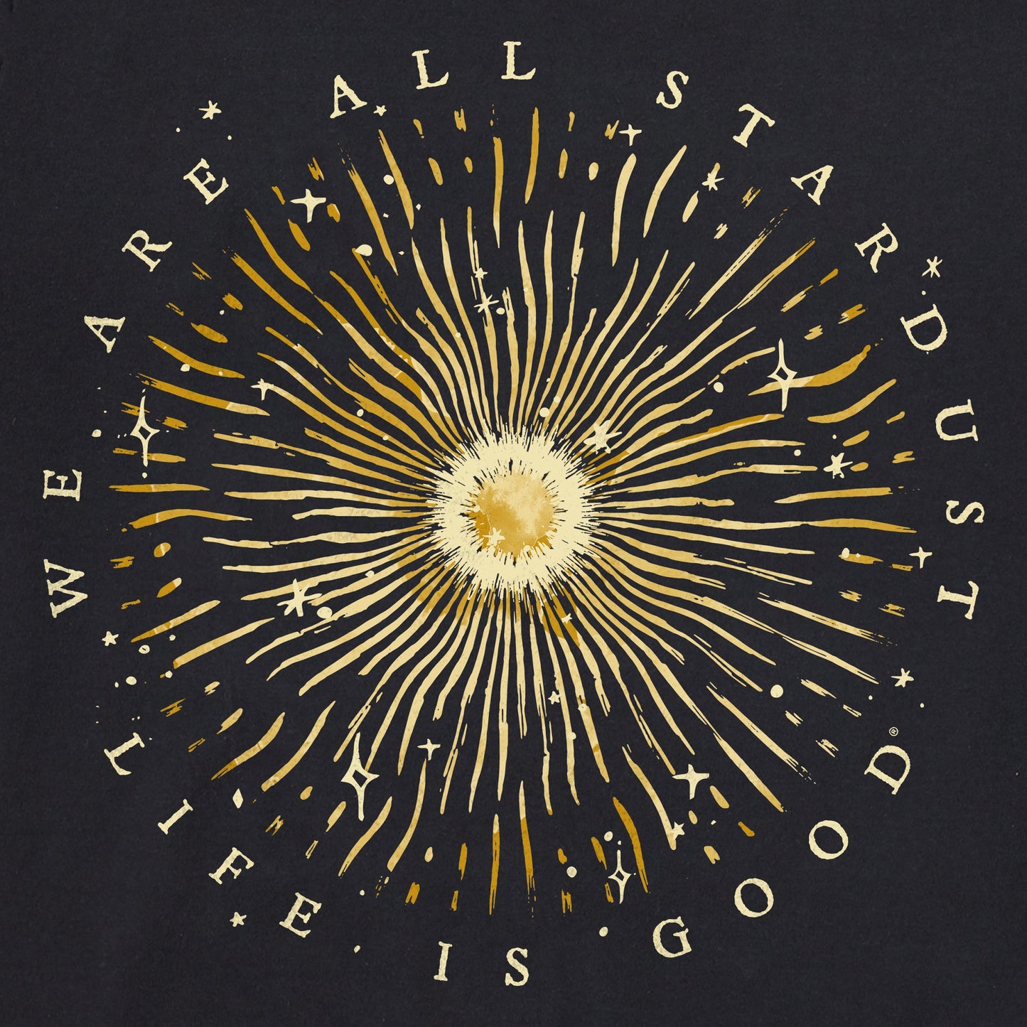 Women's We Are All Stardust Short Sleeve Crusher Tee