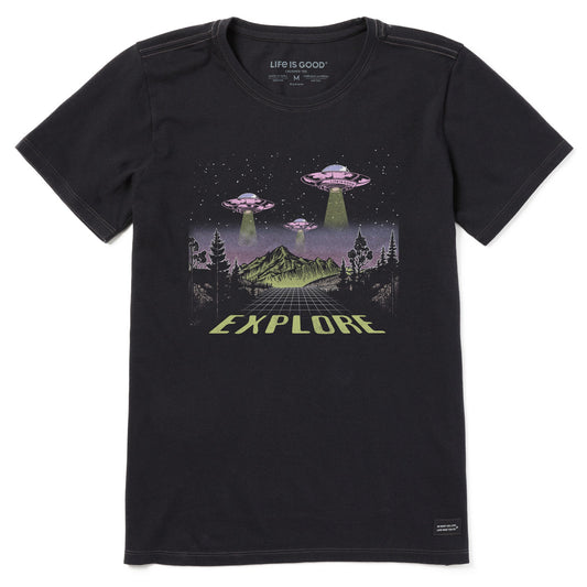 Women's Explore UFO Landscape Short Sleeve Crusher Tee