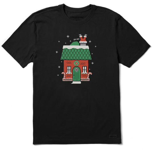 Men's Chimney Santa Short Sleeve Crusher Tee