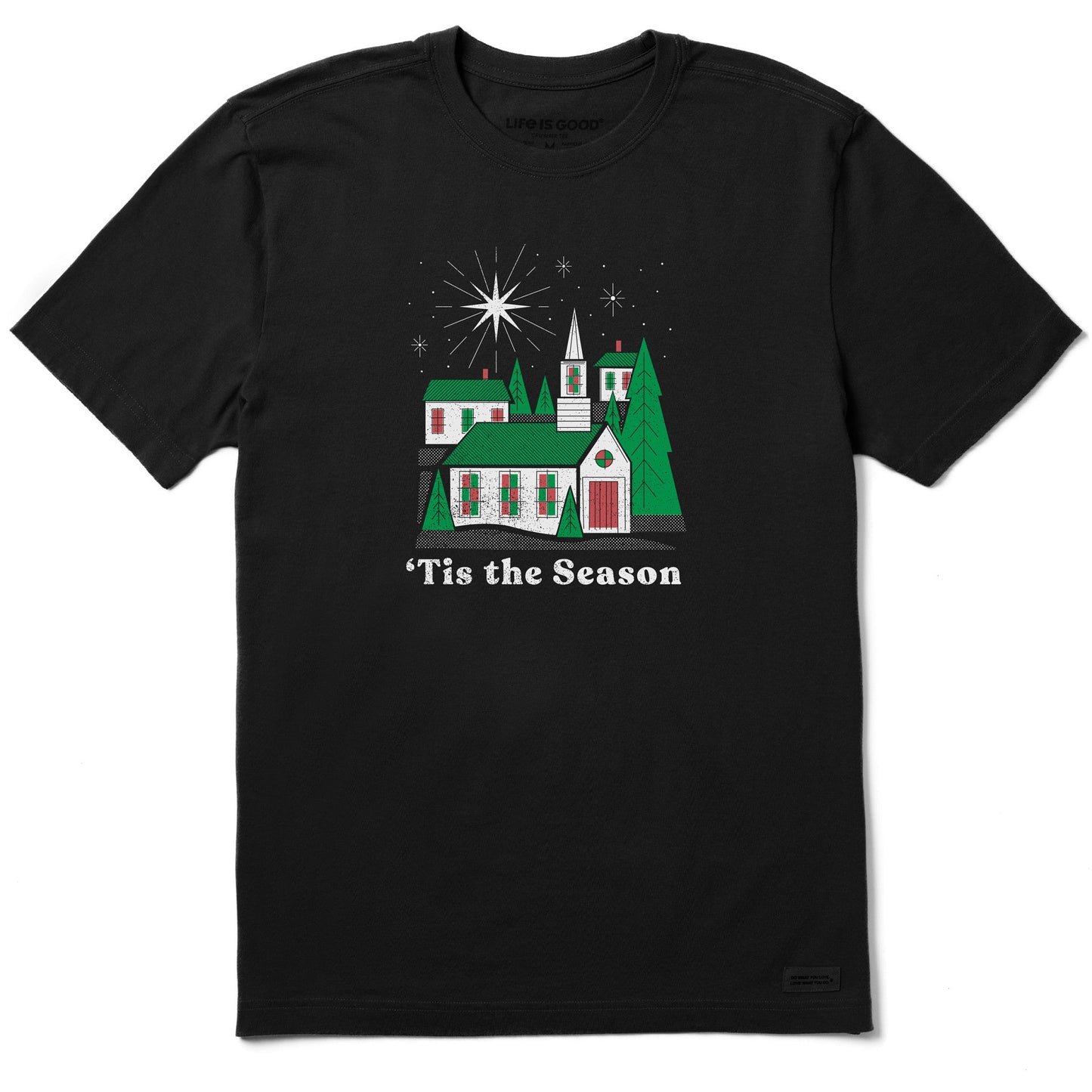 Men's Tis the Season Village Short Sleeve Crusher Tee