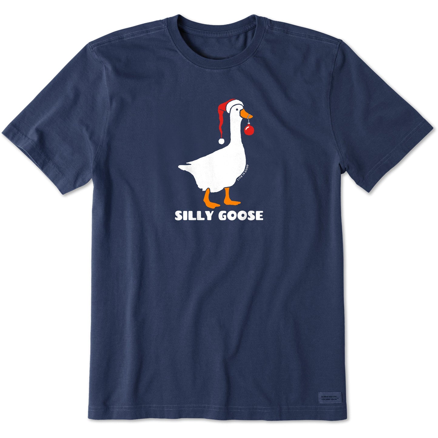 Men's Silly Xmas Goose Short Sleeve Crusher Tee