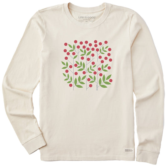 Women's Geometric Holly Long Sleeve Crusher Tee