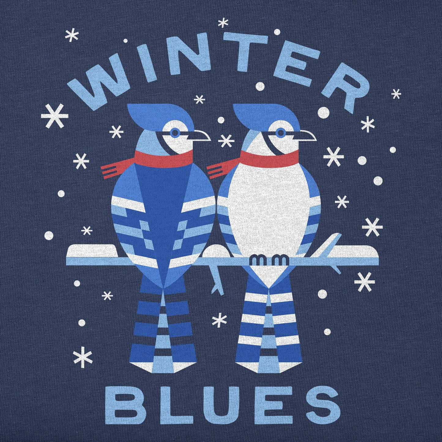 Women's Winter Blues Long Sleeve Crusher Tee