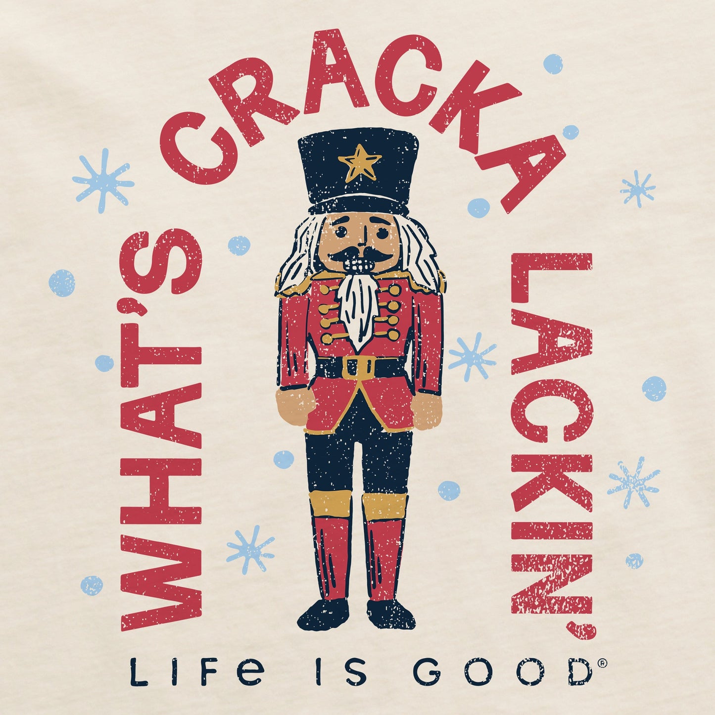 Women's What's Cracka Lackin Long Sleeve Crusher Boxy Tee