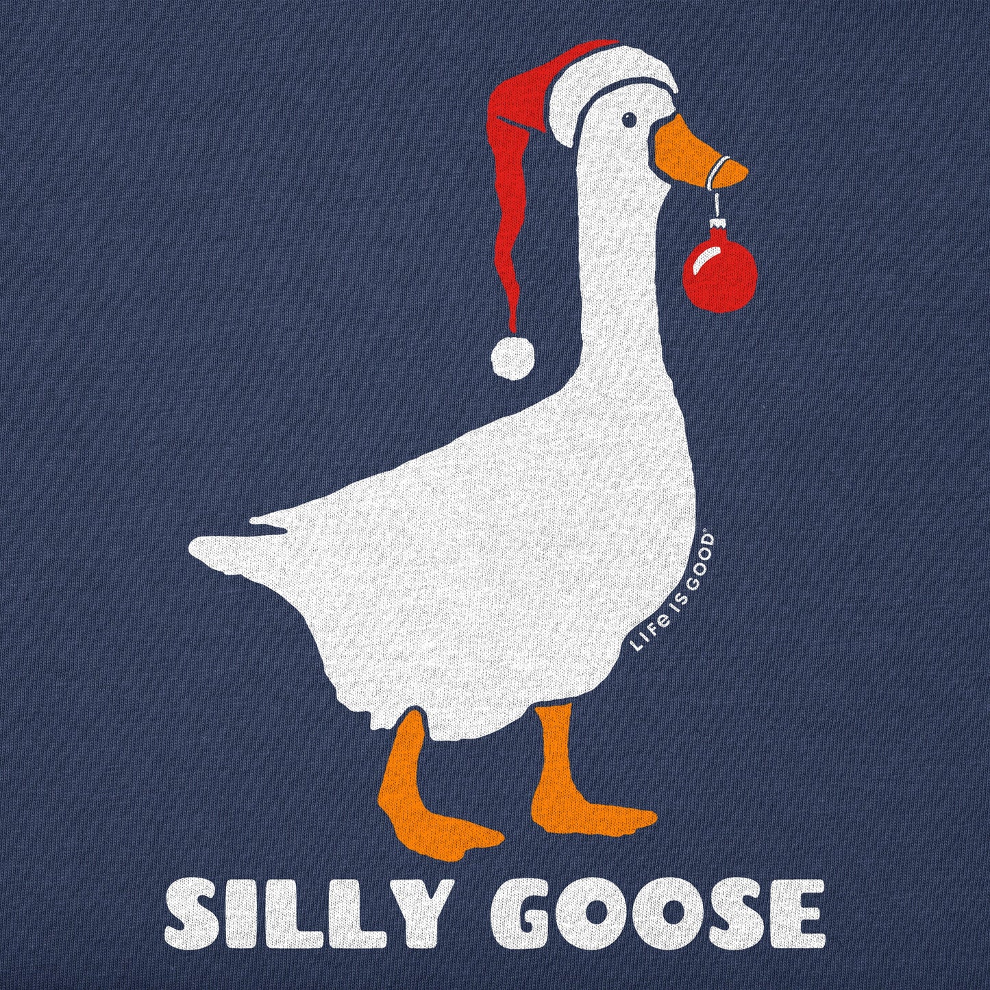 Women's Silly Xmas Goose Short Sleeve Crusher Tee