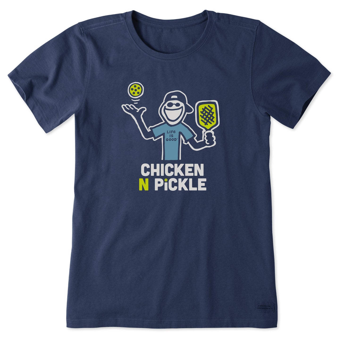 Women's Chicken N Pickle Jake Short Sleeve Crusher Tee