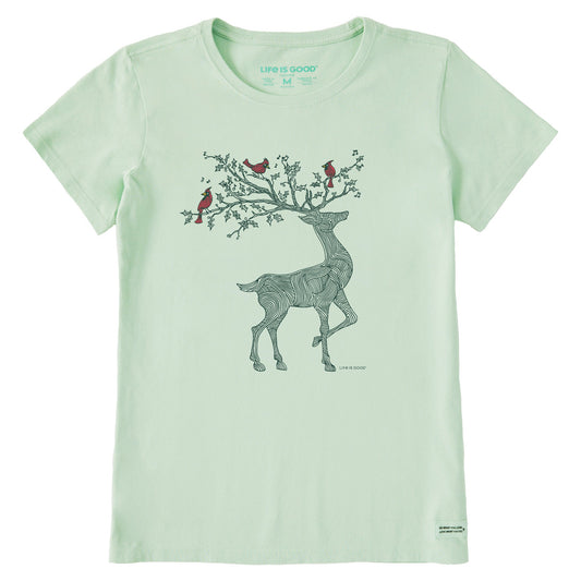 Women's Dear Cardinals Short Sleeve Crusher Tee