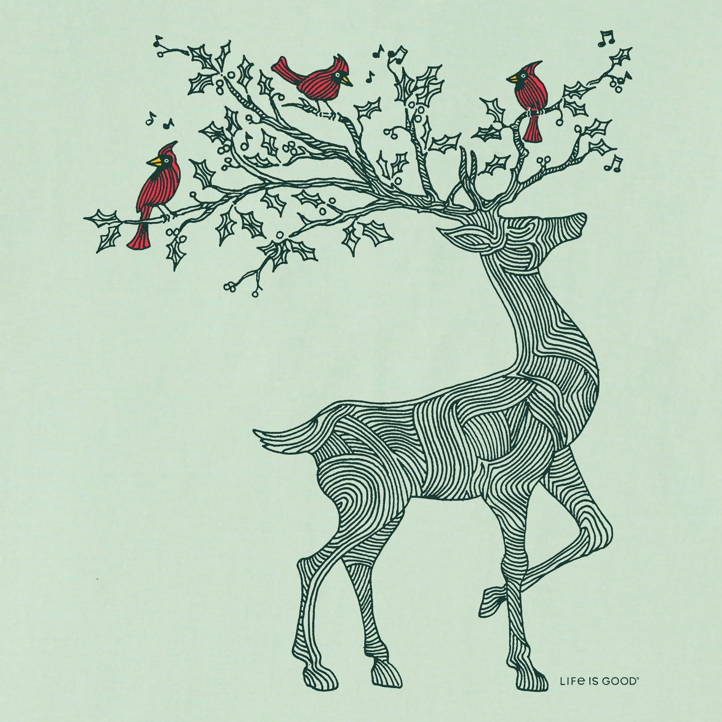 Women's Dear Cardinals Short Sleeve Crusher Tee