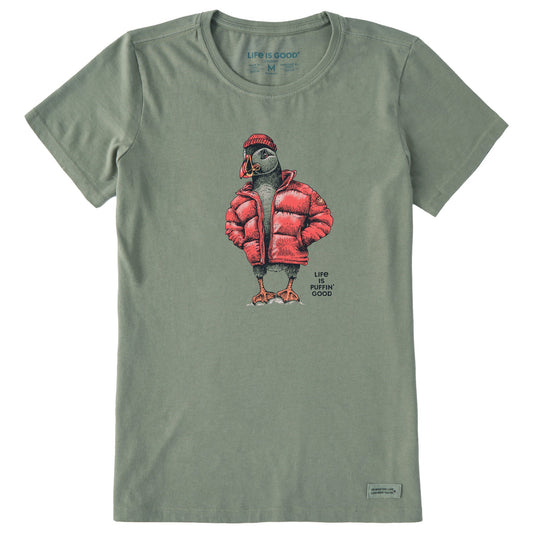 Women's Puffin Good Short Sleeve Crusher Tee